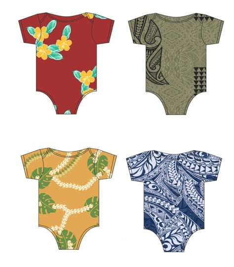 Hula Bay Infant Girls Aloha Onesie