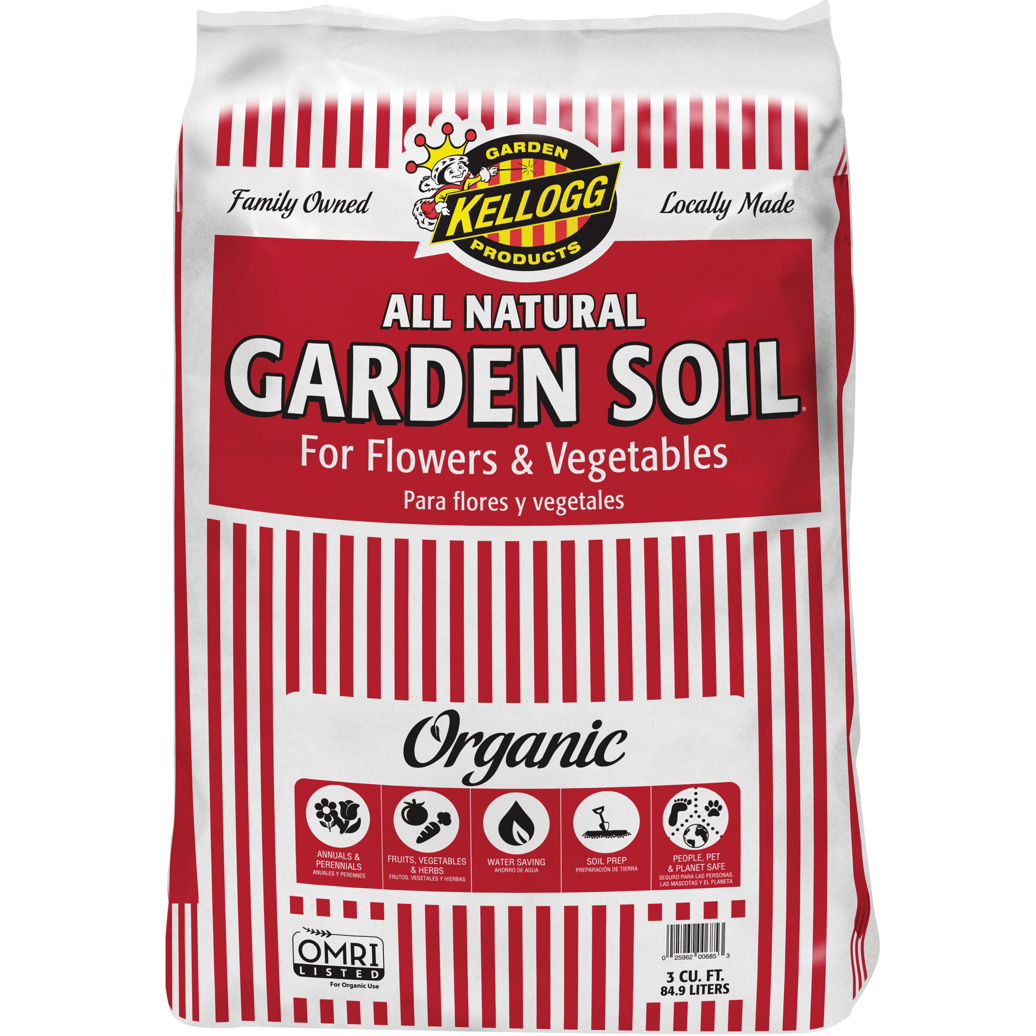 MASTERCHEM HI Kellogg Garden Organics- 3CF All Natural Garden Soil