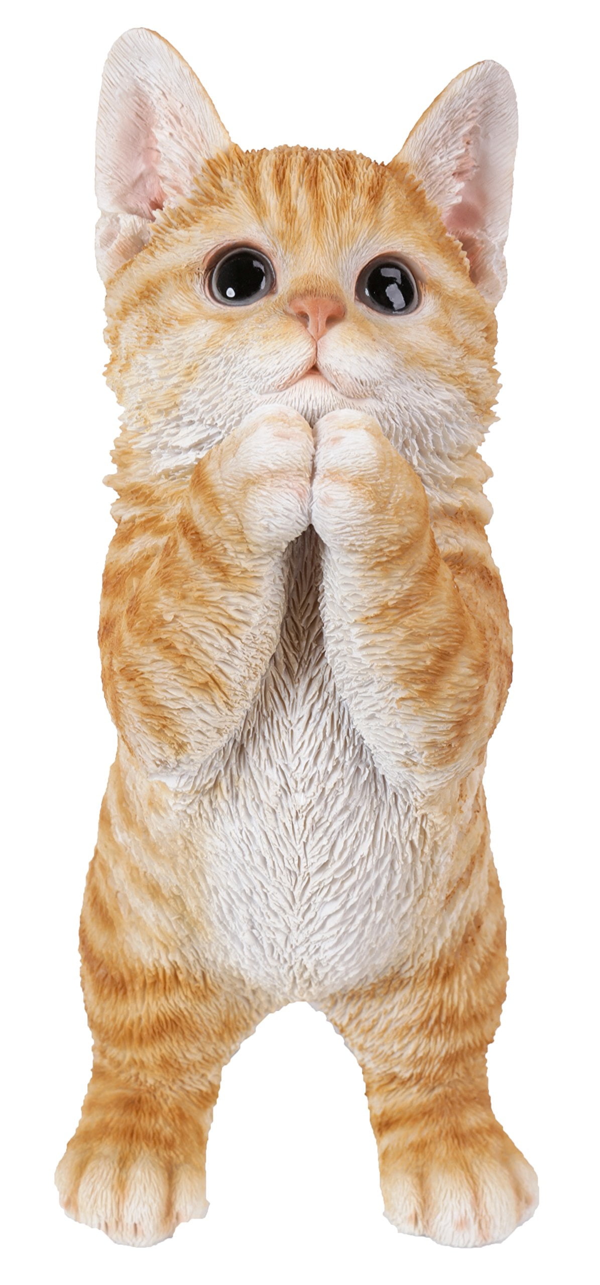 HI-LINE GIFT LTD. PLAYING ORANGE TABBY KITTEN STATUE