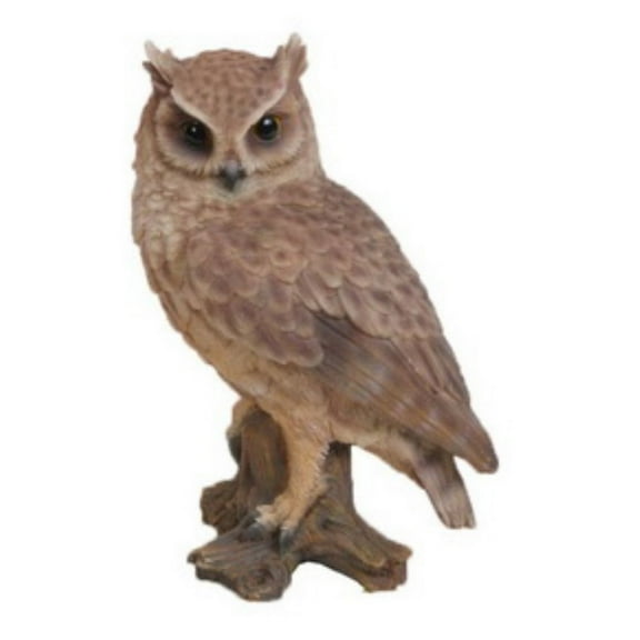 HI-LINE GIFT LTD. SMALL SCREECH OWL ON STUMP
