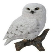 HI-LINE GIFT LTD. SMALL SNOWY OWL ON STUMP