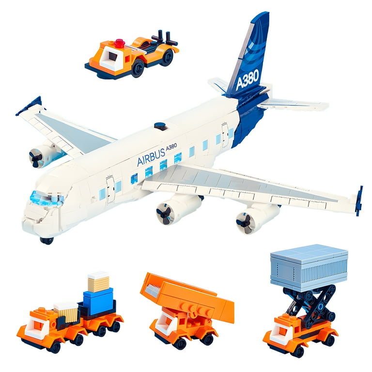 A380 Big Lego Airplane HI-REEKE Airplane Building Block Set