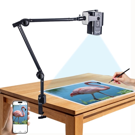 HI-REEKE Art Projector for Tracing Drawing Projector Smart Art Sketcheron Wall and Canvas for Adults 1280*720