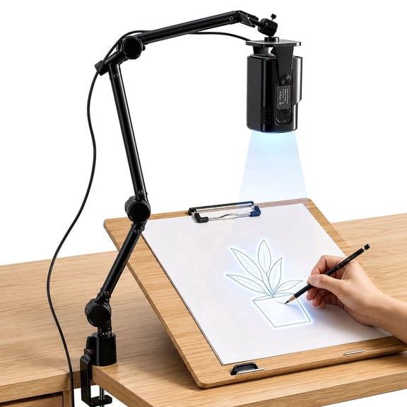 HI-REEKE Art Projector for Tracing and Drawing Smart Drawing Projector with Adjustable Stand for Canvas Wall
