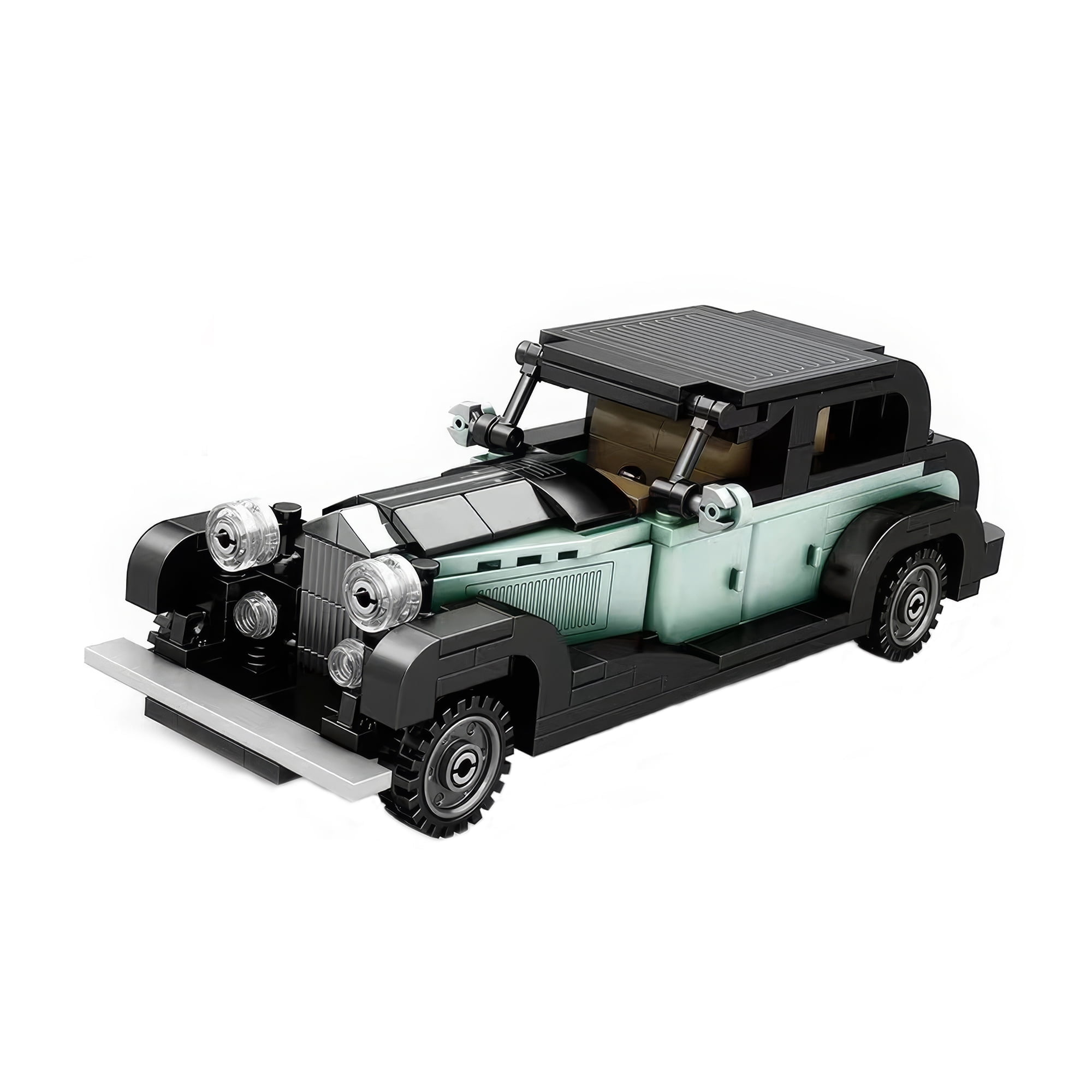 HI-REEKE Car Building Block Set Retro Car Building Kit Plastic Toy Gift ...