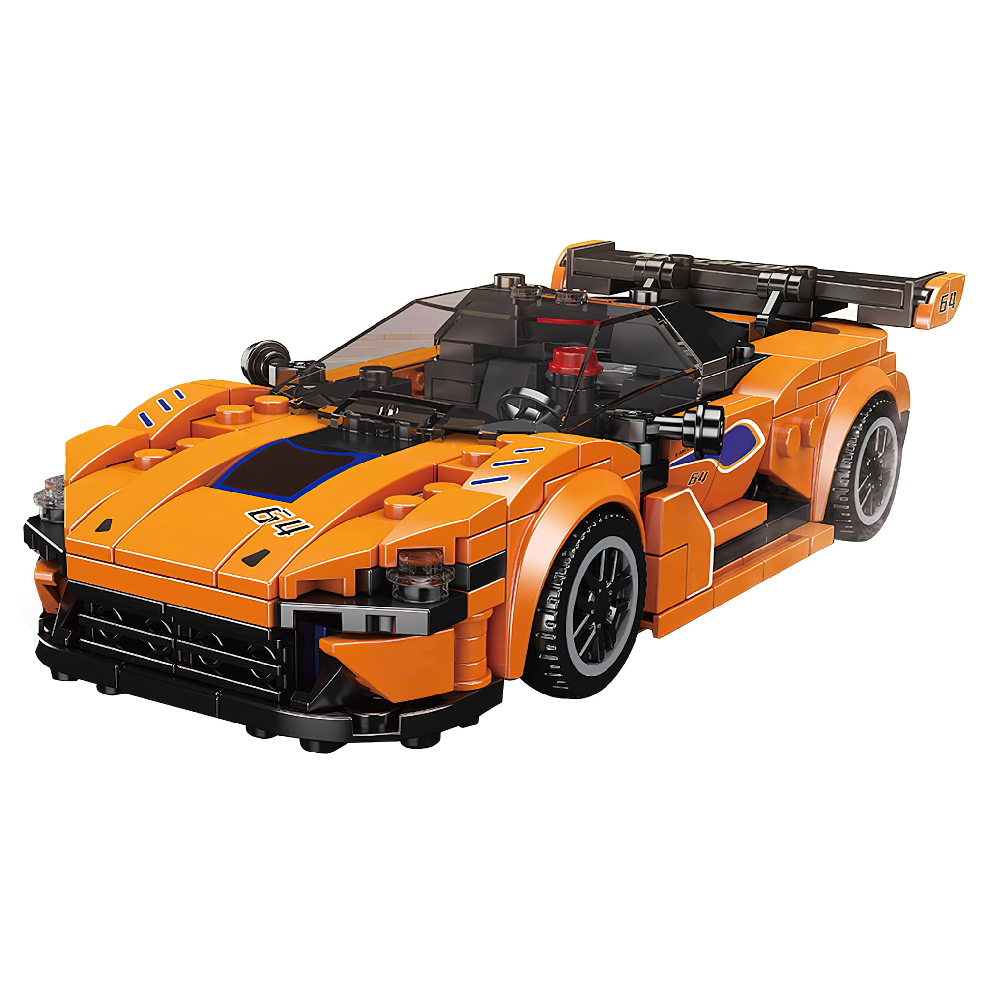 HI-REEKE Car Building Block Set Speed Champion GT-3 Car Model Building ...
