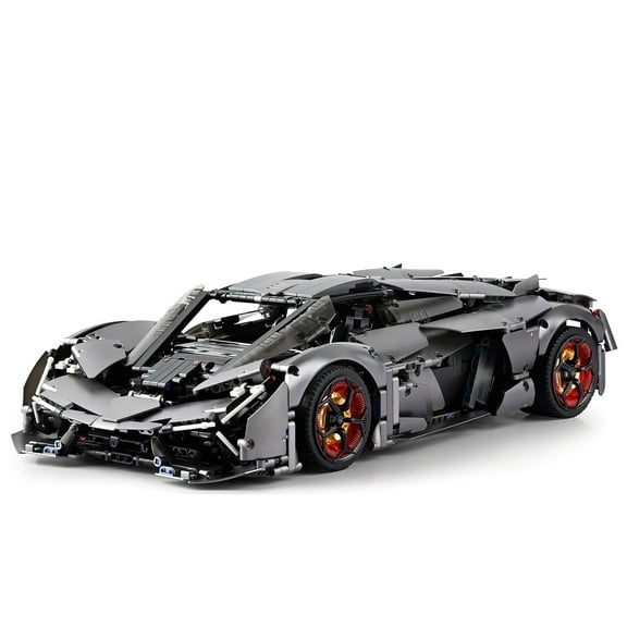 HI-REEKE Car Building Block Set Speed Champions Sports Car Kit Plastic Toy Gift for Kid Adult Black