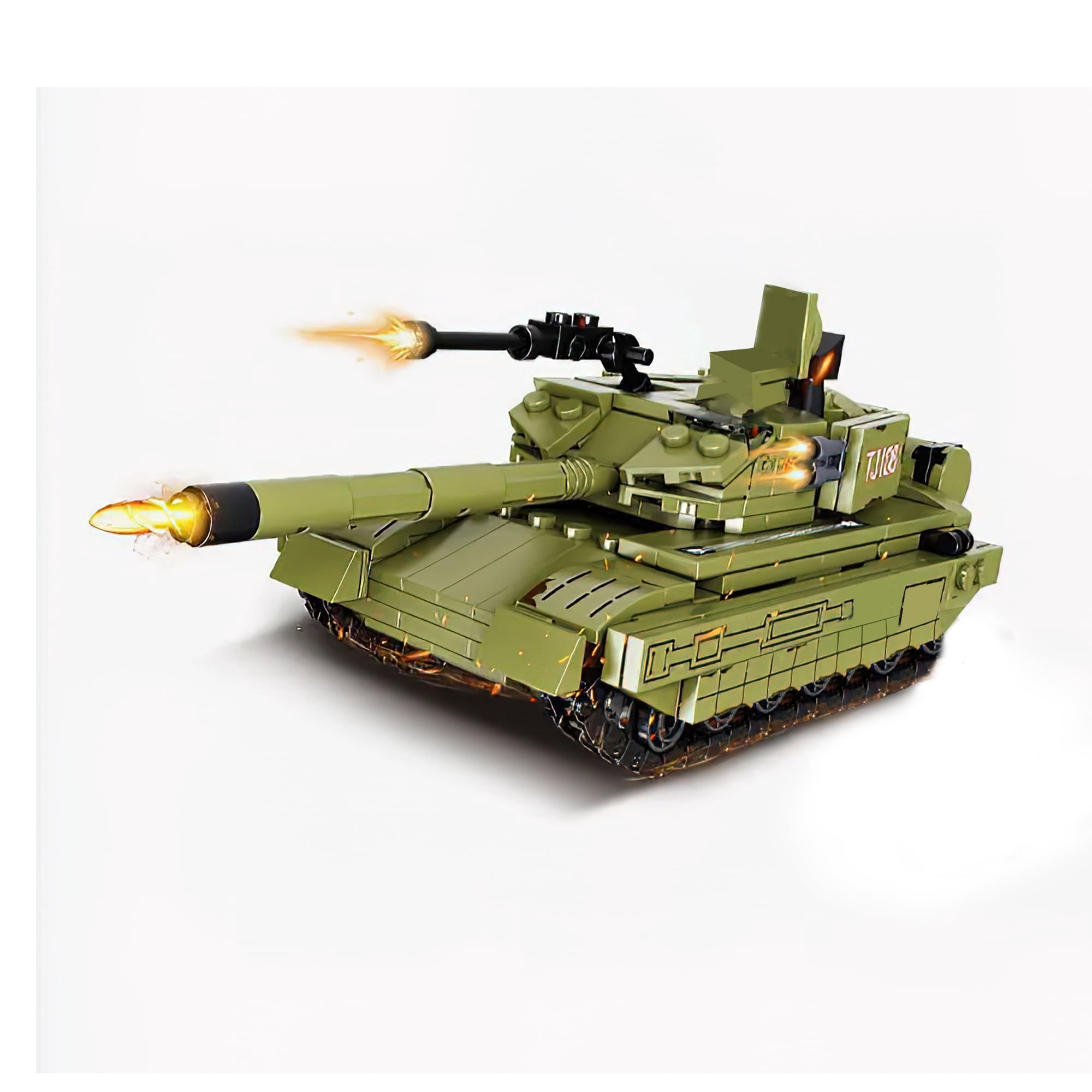 HI-REEKE Car Building Block Set Type 99A Battle Tank Model Building Kit ...