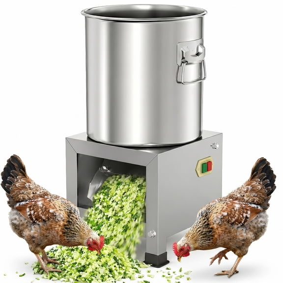HI-REEKE Chicken Feed Chopper Machine Commercial Poultry Food Processor and Vegetable Grinder Machine 110V