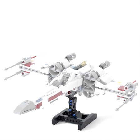 HI-REEKE Display Stand Building Block Set Creative x-Wing Starfighter Display Bracket Plastic Toy