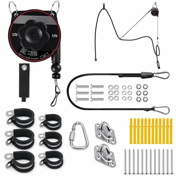 HI-REEKE EV Charging Cable Organizer, Retractable Cable Reel Wall Mount Wall Ceiling Mount