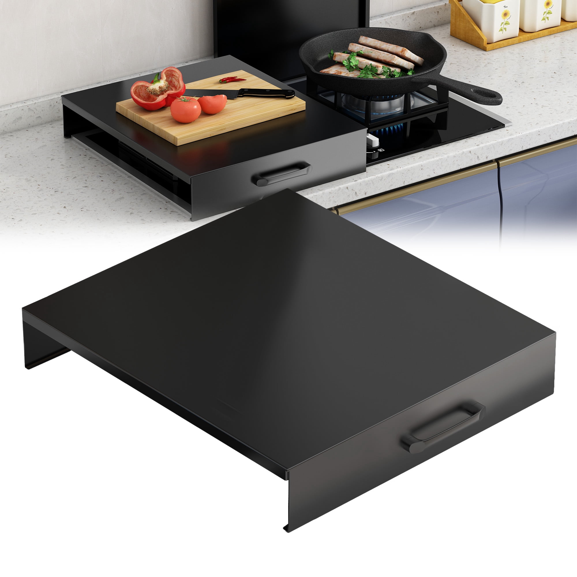 HI-REEKE Gas Stove Cover Board for Gas Stove Top Stainless Steel Stove Top Cover Kitchen 15.8" x 19.7"