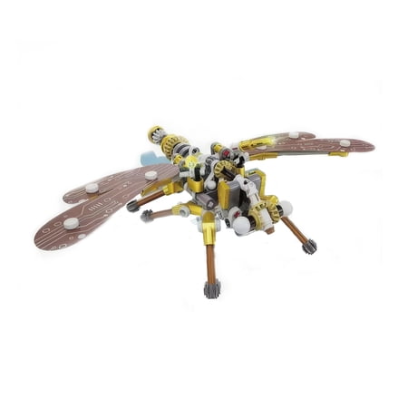 HI-REEKE Insect Building Block Set Dragonfly Building Kit Gift for Kid Adult Multi Color