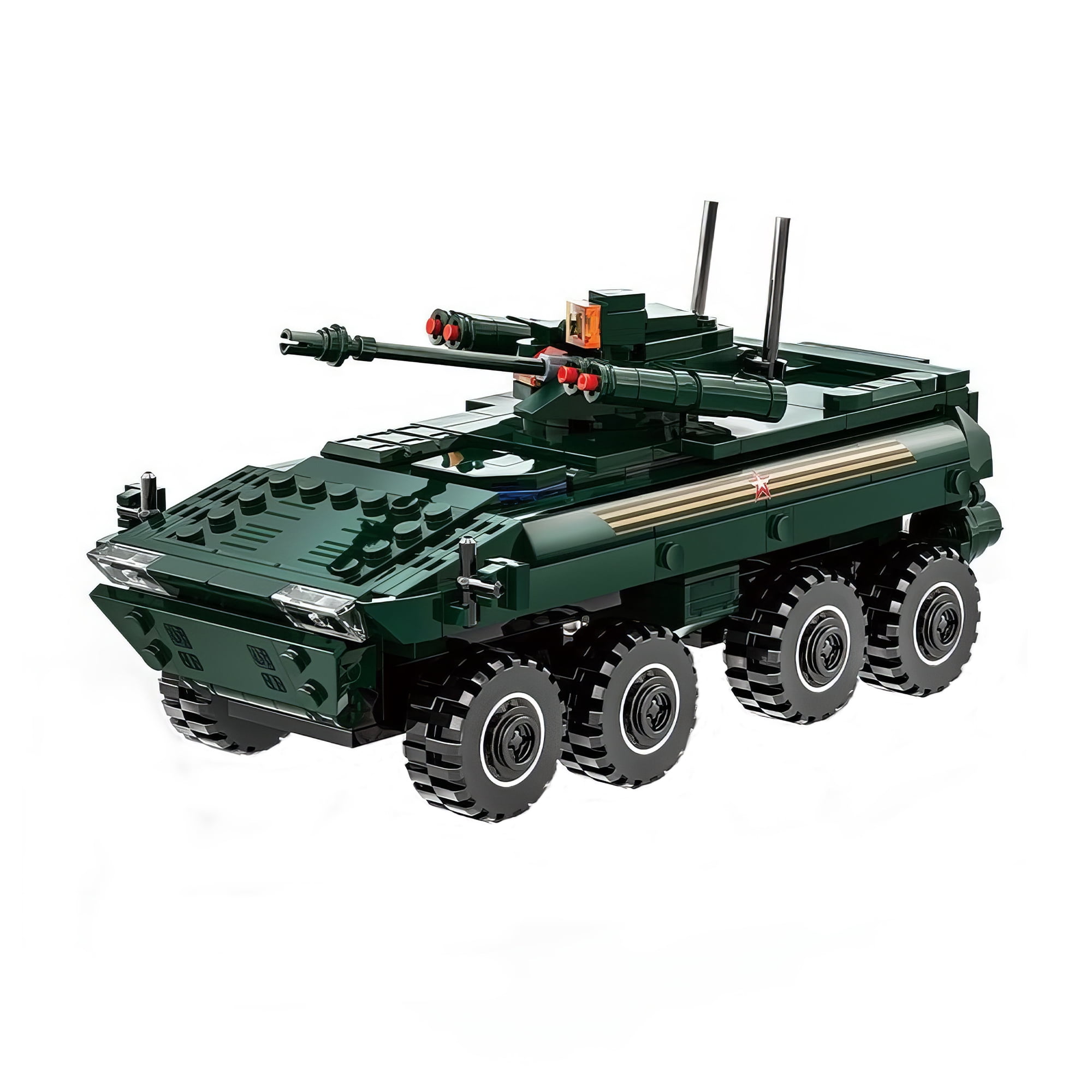 HI-REEKE Tank Building Block Set Infantry Fighting Vehicle Model ...