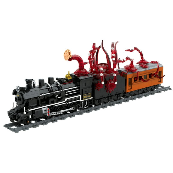 HI-REEKE Train Building Block Set 2 in 1 Unlimited Train Steam Locomotive Plastic Toy Multi Color