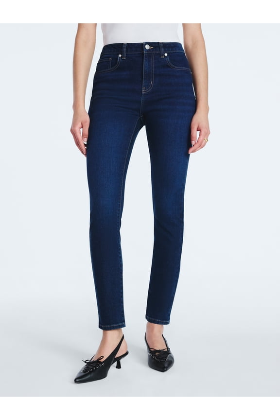 Women’s High Rise Skinny Jeans, 29'' Inseam, Sizes 0W-20W