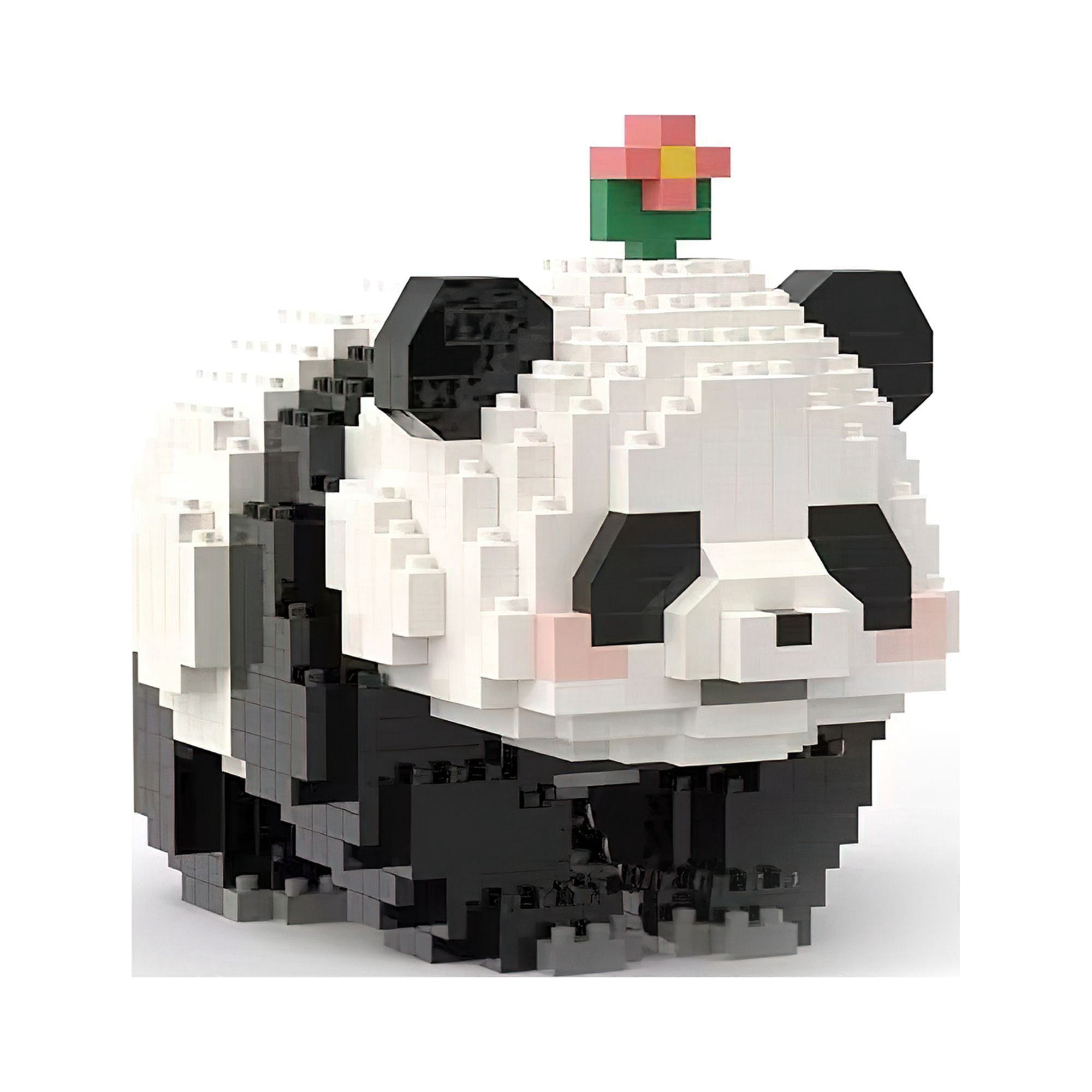 HI-Reeke Flower Panda Micro Mini Building Block Set for Kids and Adults ...