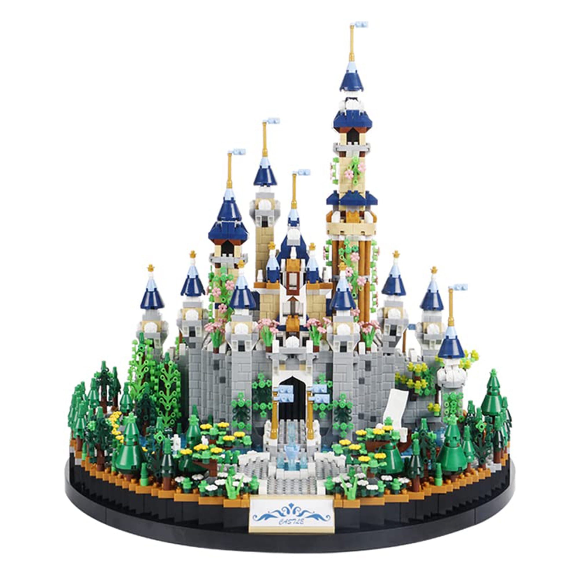 HIReeke Architecture Micro Mini Building Block Set Castle Palace