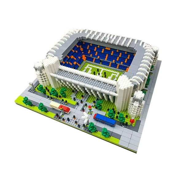 HI-Reeke Architecture Micro Mini Building Set Stadium Building Kit Toy for Adult White
