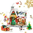 HIReeke Architecture Mini Building Block Set Christmas Gingerbread