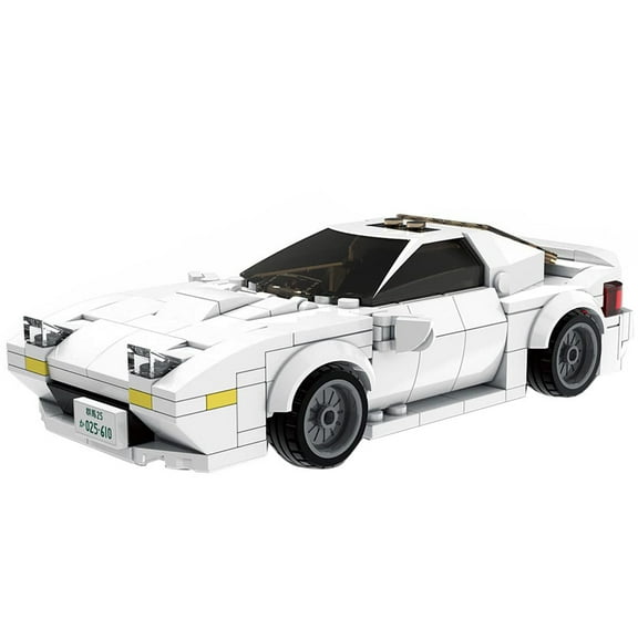 HI-Reeke Car Building Block Set Speed Champions Super Sports Car Building Kit Toy for Adult White