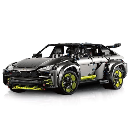HI-Reeke Car Building Block Set Speed Champions Urus SUV Sports Car Building Kit Toy for Adult Black