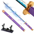 thumbnail image 1 of HI-REEKE Sword Building Block Set Anime 1 Piece Roronoa Zoro Enma Yamato Katana Plastic Kit Purple, 1 of 9
