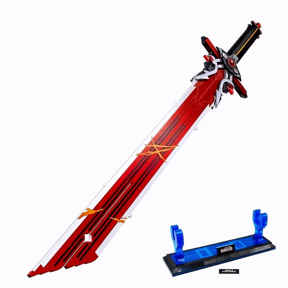 HI-REEKE Sword Building Block Set Wolf's Gravestone Genshin Building Kit Toy for Boy Aged 8 and Up