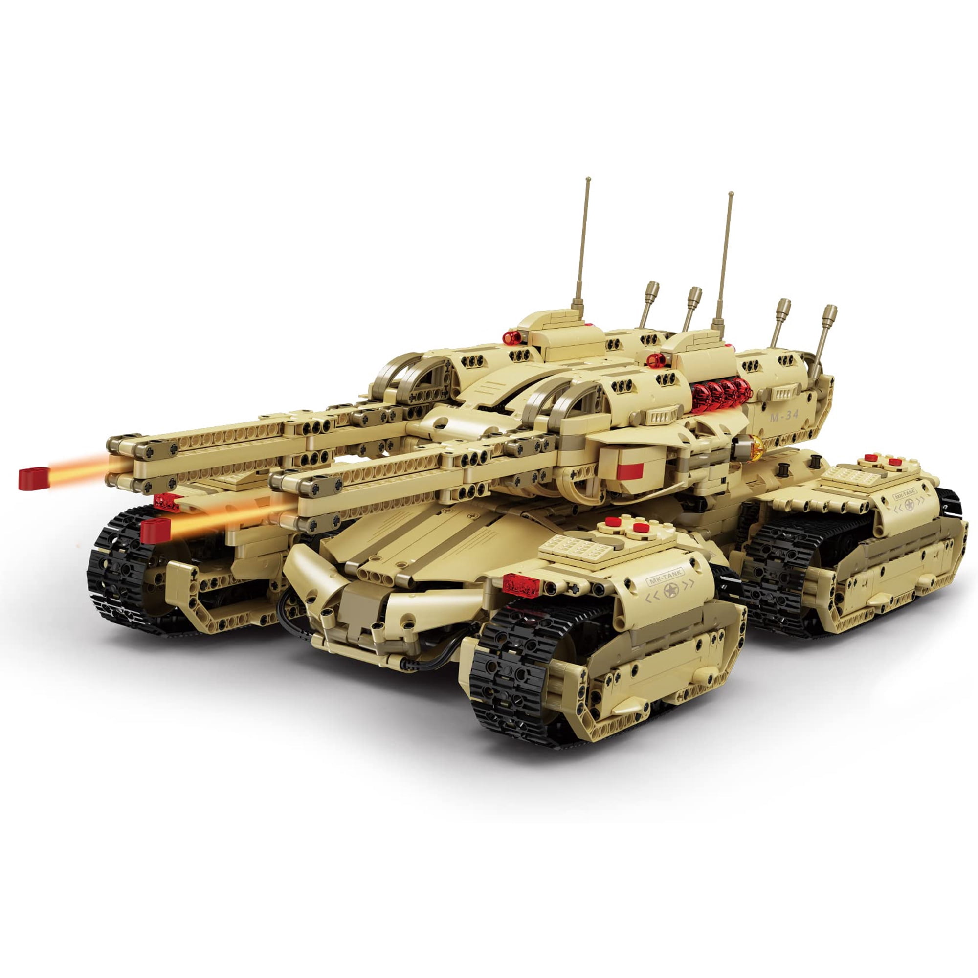 HI-Reeke Tank Building Block Set Mammoth Tank Military Army WW2 ...