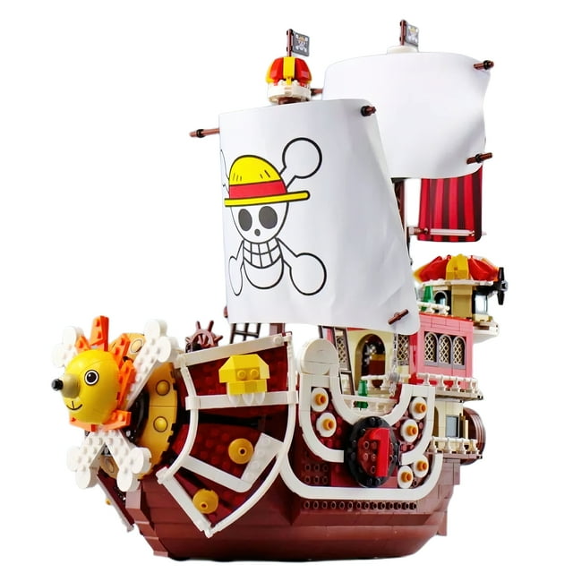 Hi Reeke Thousand Sunny Pirate Boat Building Block Set Large 1 Piece