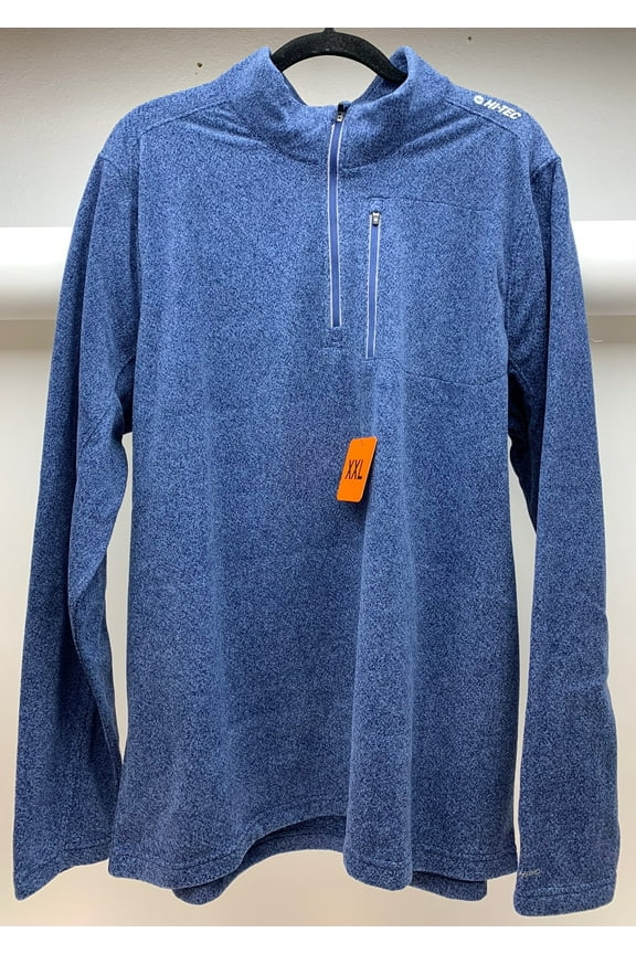 Men's Burgess Microfleece Half-Zip Jacket, Blueprint, XX-Large - NEW