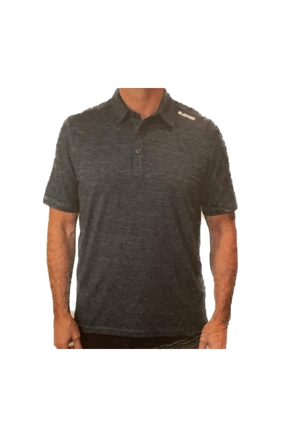 Men's Short Sleeve Super Soft Stretch Tec Polo Shirt (US, Alpha, Medium, Regular, Regular, Navy)