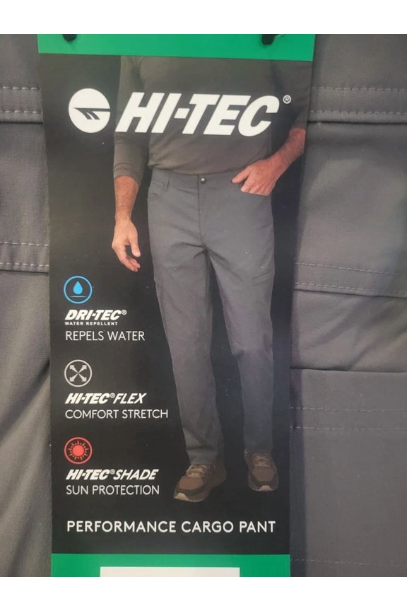 Performance Cargo Gray Pants Size 38x30