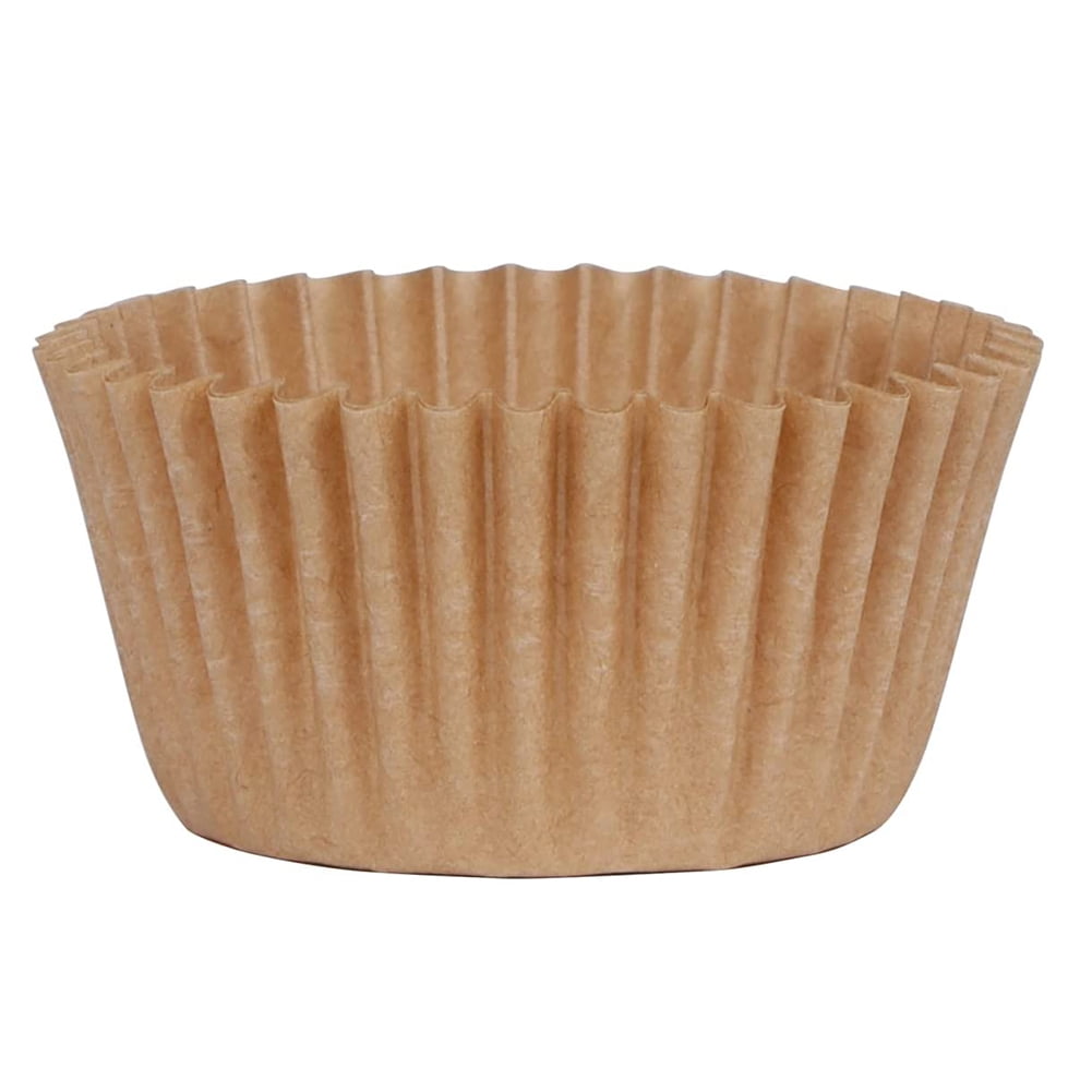 Cupcake Baking Cup Liner Jumbo size, Extra Thick, Unbleached Brown Disposable - New