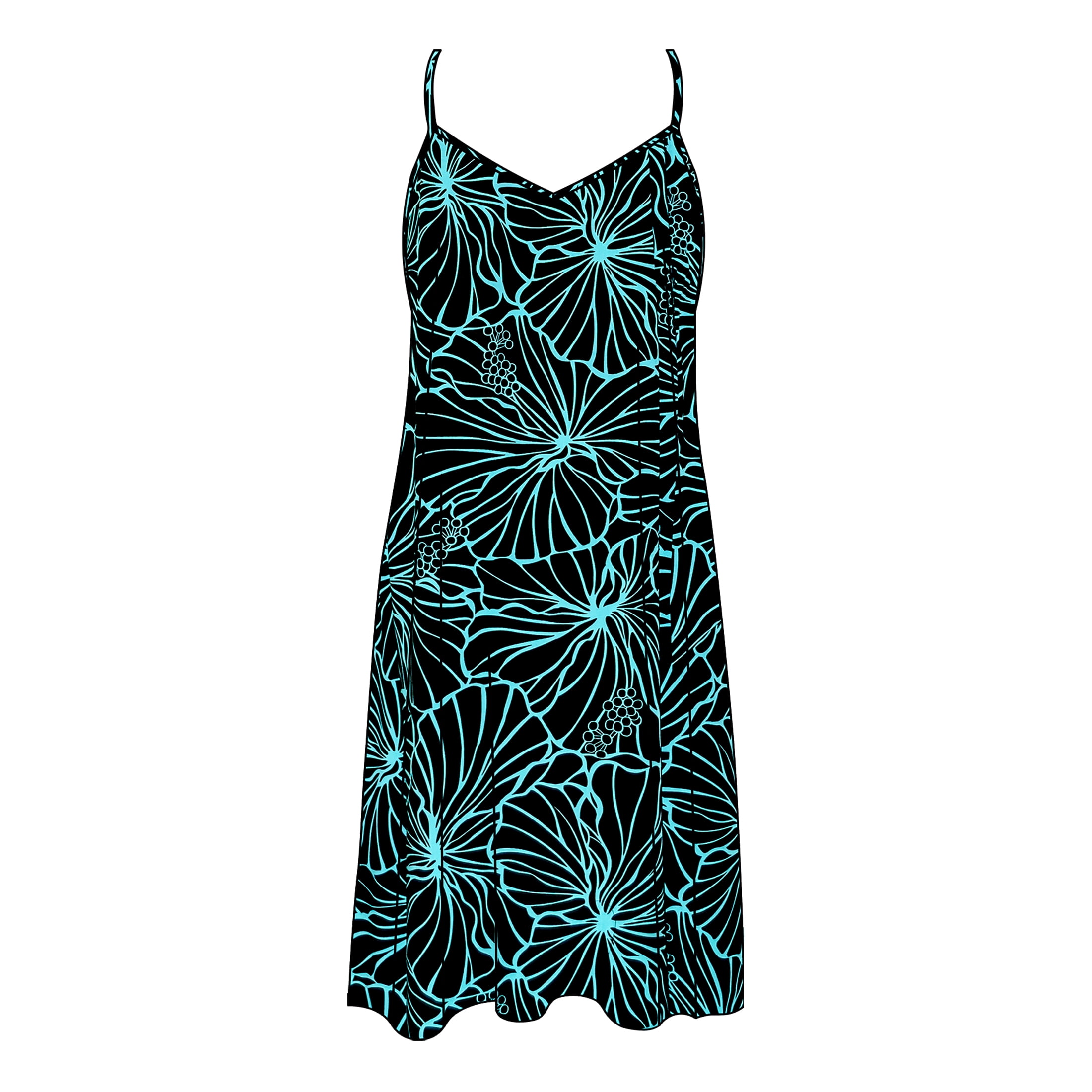 Lei Aloha Women's V Neck Casual Dress