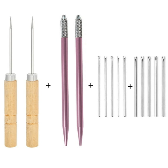 HIABIO Doll Rerooting Tools with Needles Curler Transplant Hair Rooting Holder Supplies