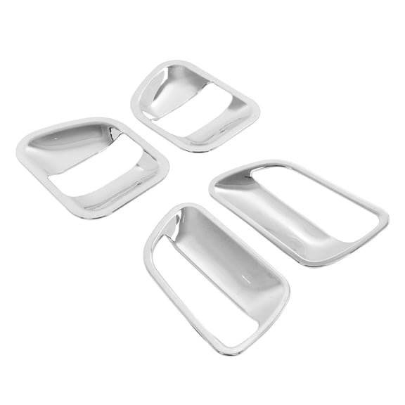 HIACE 2005-2015 Exterior Door Handle Bowl Trim Cover Kit - 4pcs ABS Chrome