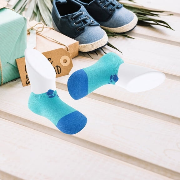 HIAKDOFT 1 Pair Baby Foot Mannequin for Booties Display Fake Feet for Retailers