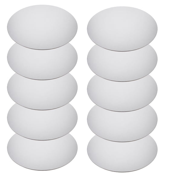 HIAKDOFT 10Pcs Plated Silver Round Cake Trays Party Serving Plates for Cookies Cupcakes and Desserts