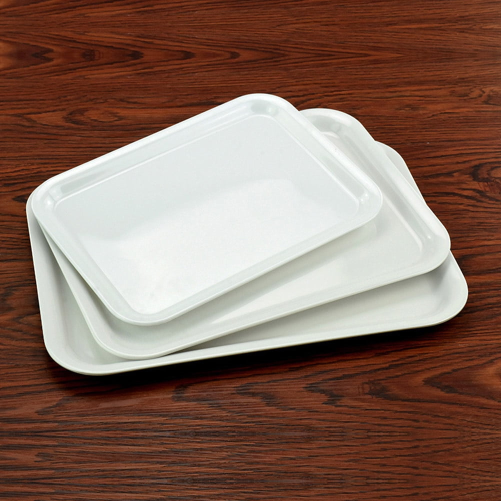 HIAKDOFT 1Pack Plastic Platter for Catering and Weddings 30x22.4x1.5cm ...