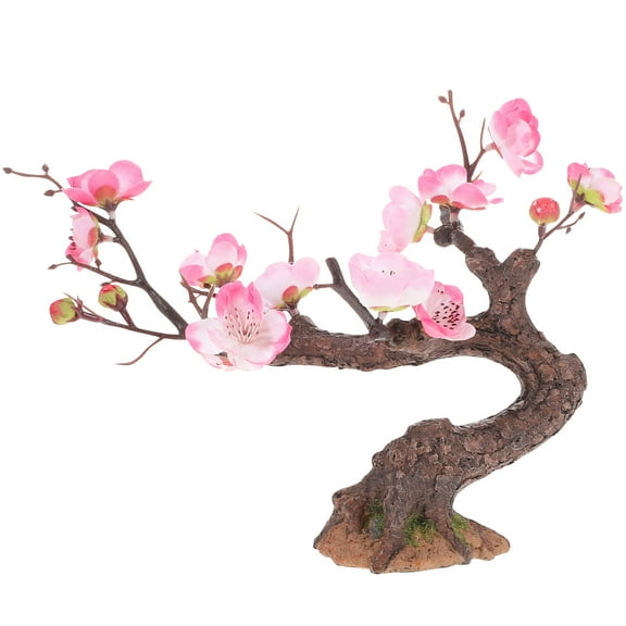 HIAKDOFT 1Pack Resin Tree Model for Indoor and Outdoor Decoration 27.0X17.0X13.5In