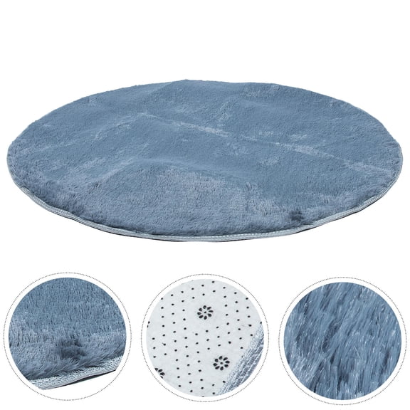 HIAKDOFT 1Pcs Circular Plush Soundproofing Mat for Echo Reduction in Home Entertainment Theaters