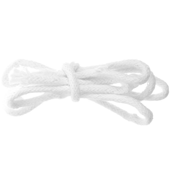 HIAKDOFT 1Pcs Fiberglass Wick For Tabletop Torches Oil Absorption And Burning Effect White 10x0.1x0.1in