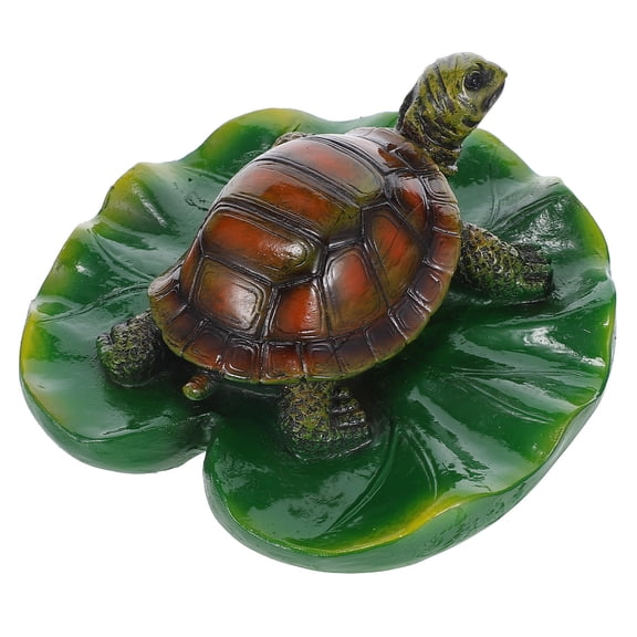 HIAKDOFT 1Pcs Floating Turtle Ornament for Water Pool and Fish Tank Decoration