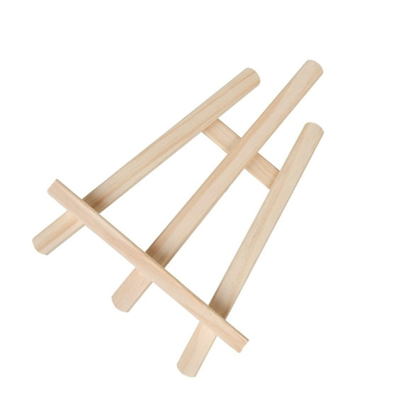 HIAKDOFT Painting Station for Kids Child Home Use Wood Drawing Stand Beige 1Pack 11x8in