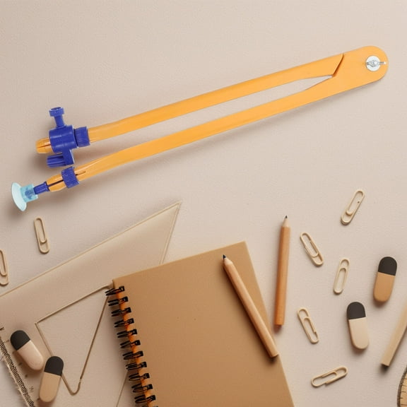 HIAKDOFT 1Pcs Large Compass for Drawing Circles Students School Teaching Material