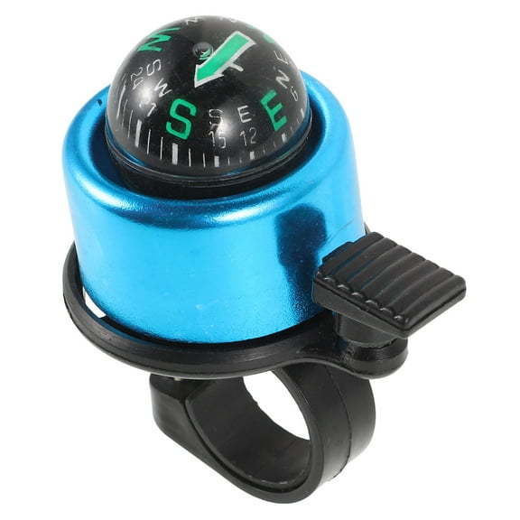HIAKDOFT 1Pcs Round Blue Bicycle Bell for Adults Cycling Safety Enhancement