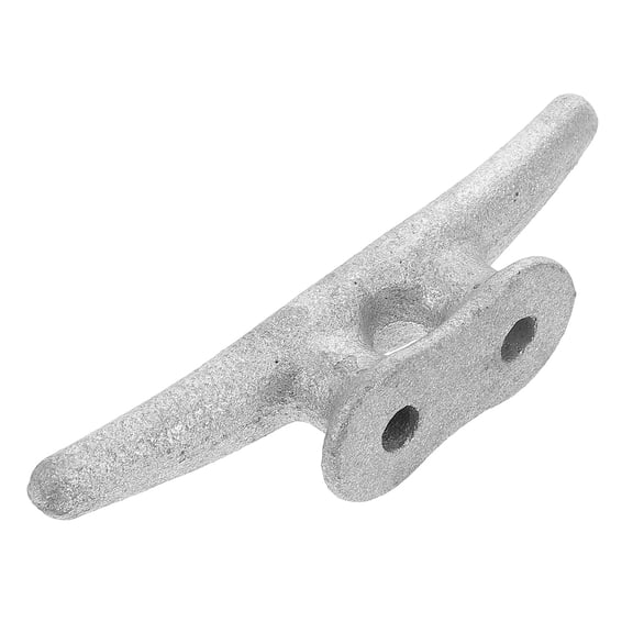 HIAKDOFT 1Pcs Silver Marine Cleat for Boating and Docking Wear Resistance 4Inch