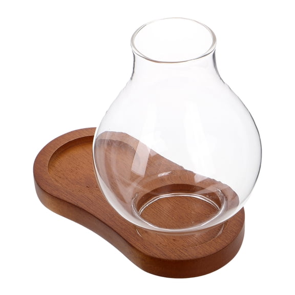 HIAKDOFT 1Pcs Traditional Chinese Wooden Candle Holders for Home and Tea Room Decor