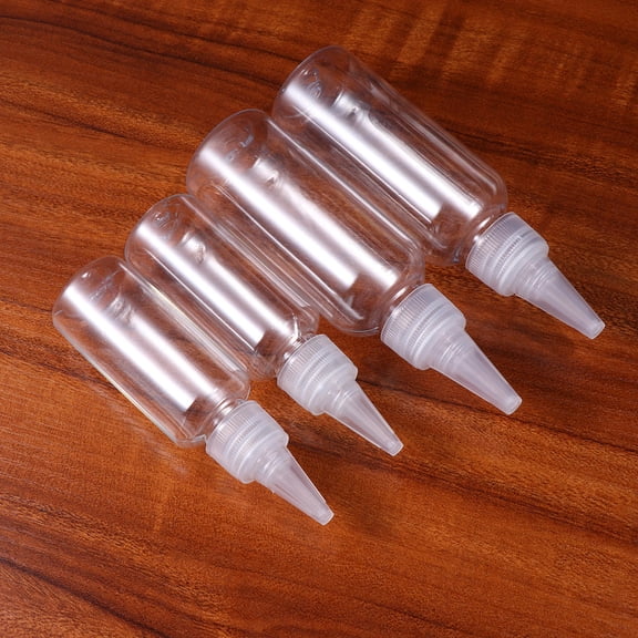 HIAKDOFT 20 Pack Mini Squeeze Bottles with Lids, Clear Plastic Travel Bottles, 30 mL and 60 mL for Everyday Use